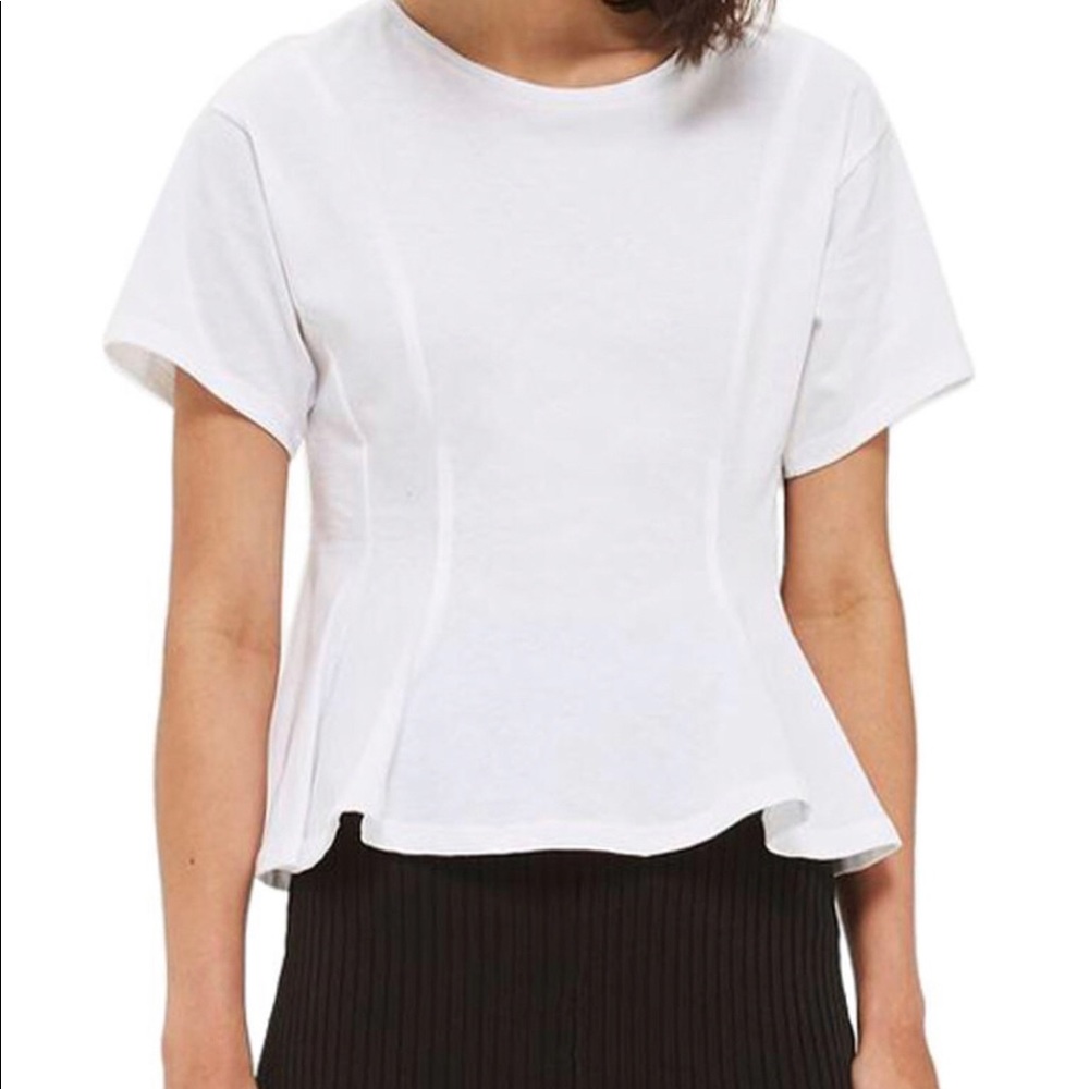 TopShop Peplum Corset Top